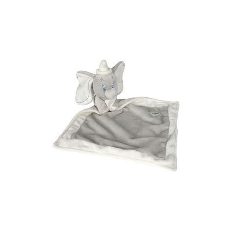 Nicotoy Doudou Plat Gris Peluche Disney Dumbo Doudous Rue Du