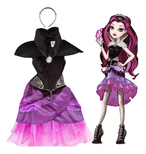 Disfraz Niña Raven Queen Ever After High Villana Hallowen Cuotas Sin