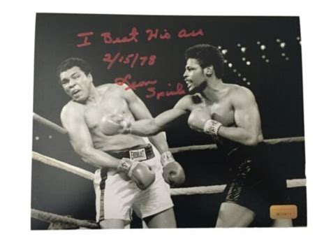 Leon Spinks Signed 8x10 Inscribed Coa Inscriptagraphs Michael Etsy