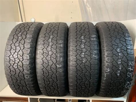 NO SHIPPING ONLY LOCAL PICK UP Set 4 Tires LT 275 65 20 Goodyear