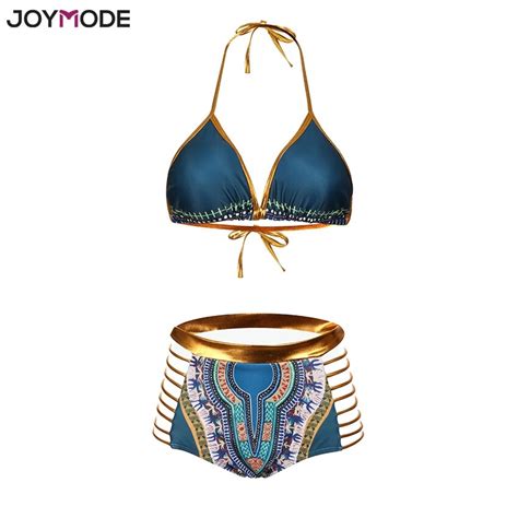 JOYMODE African Brazilian Bikini Halter Push Up Padded Sexy Micro