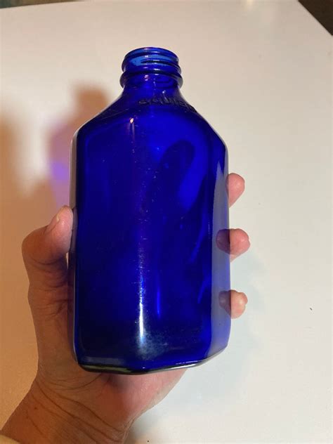 Squibb Cobalt Blue Glass Medicine Bottle Vintage Antique 6 Etsy