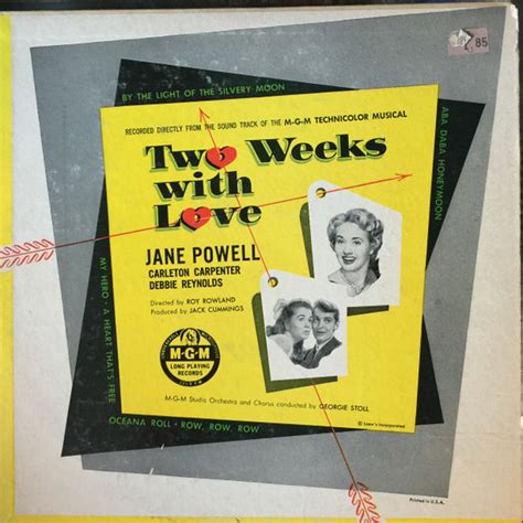 Jane Powell – Two Weeks With Love (1950, Vinyl) - Discogs