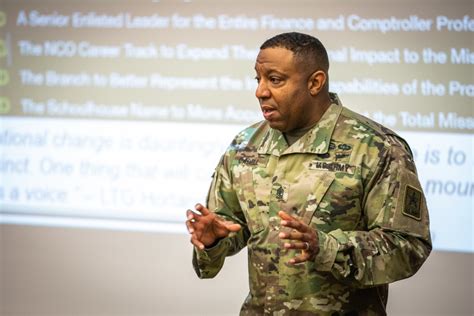 Dvids Images Finance And Comptroller Sergeant Major Speaks At Fort