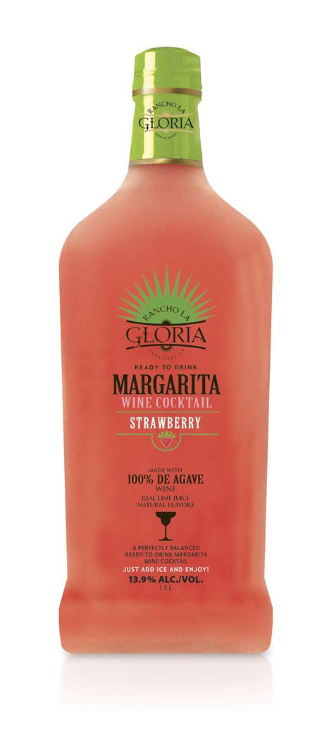 Rancho La Gloria Strawberry Margarita Wine Cocktail Abv L