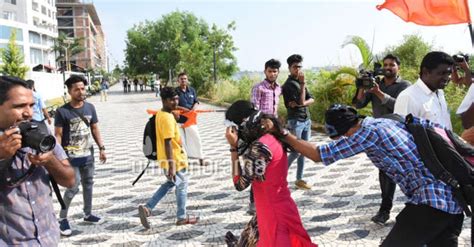 Moral Brigand In Kochi Shiv Sena Rounds Off Womens Day With A Cane