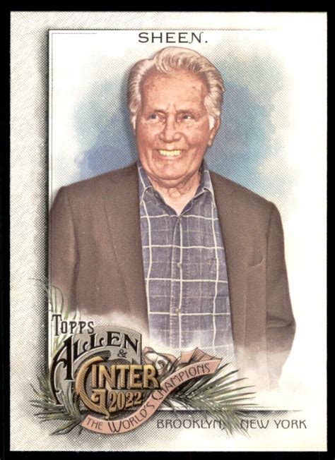 2022 Allen And Ginter Base 247 Martin Sheen N A EBay