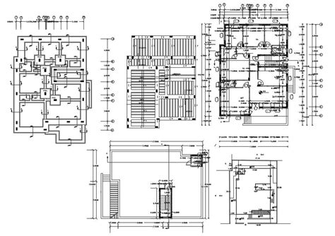 Column Footing Layout Plan With Slab Structure Design Cadbull Unique