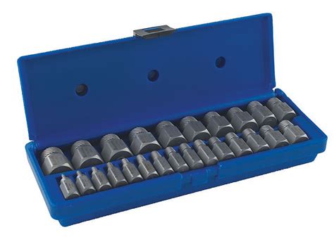 Irwin Hanson Ahn53227 25 Pc Hex Head Multi Spline Screw Extractor Set