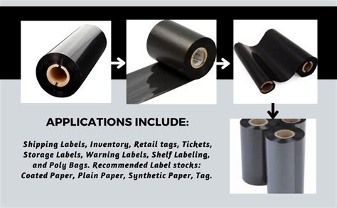 True Ally 1 Roll Of 105 X 300 Meters Thermal Transfer Barcode Labels