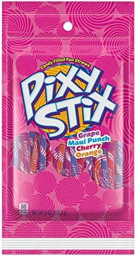 Pixy Stix Candy Filled Fun Straws 4 Ounce Pack Of 12 Candy Grocery And Gourmet Food