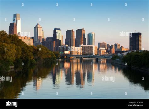 Buildings at the waterfront, Schuylkill River, Philadelphia ...