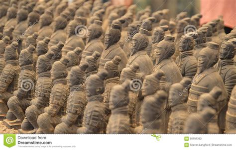 Terracotta Warriors From Xian Editorial Stock Photo Image Of