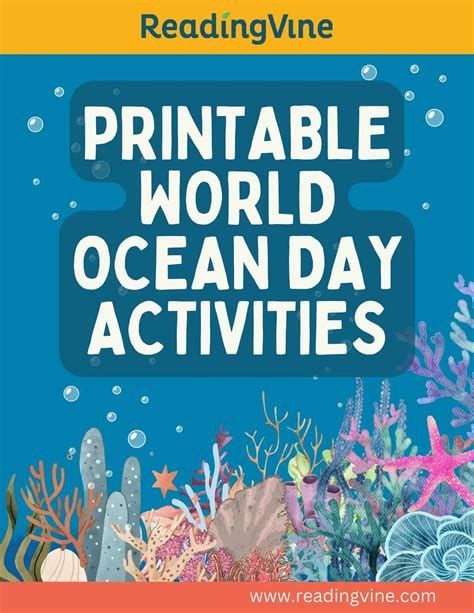 World Ocean Day Activities - ReadingVine