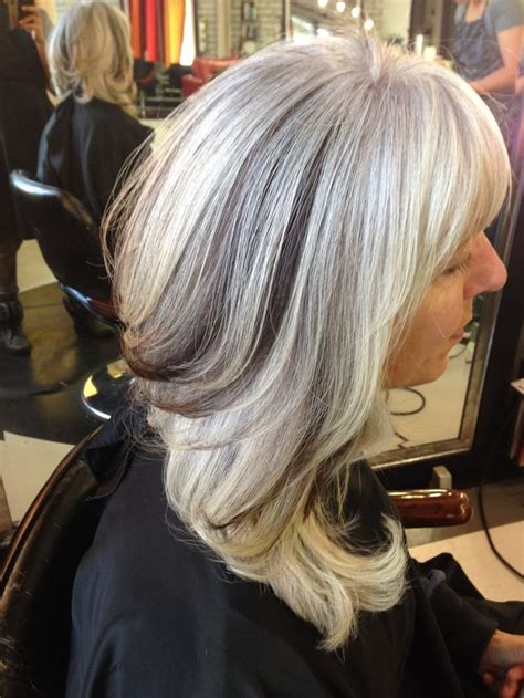 For Gray Hair Related Keywords & Suggestions - Lowlights For Gray Hair ...