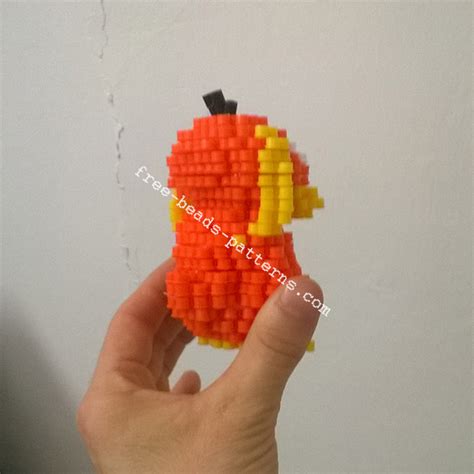 3d Pokemon Psyduck Perler Beads Hama Beads Pyssla Photos 7 Free