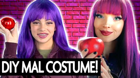 Mal Descendants 2 Diy Costume And Makeup Halloween 2017 Youtube