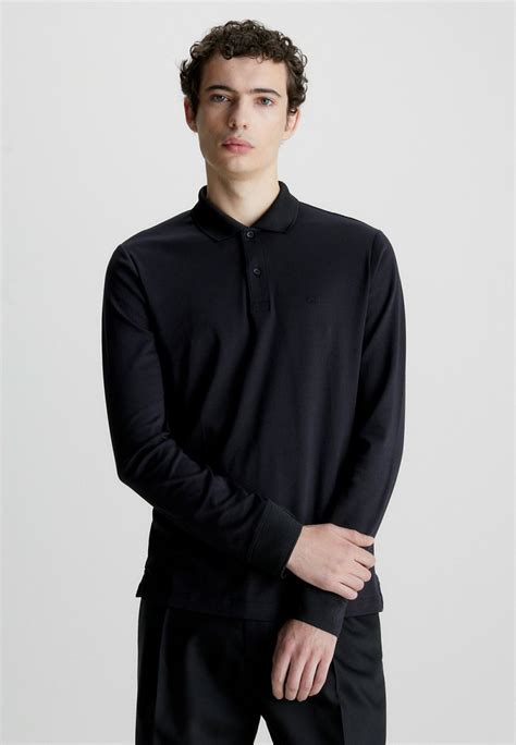 Calvin Klein Smooth Slim Polo Ck Black Negro Zalando Es