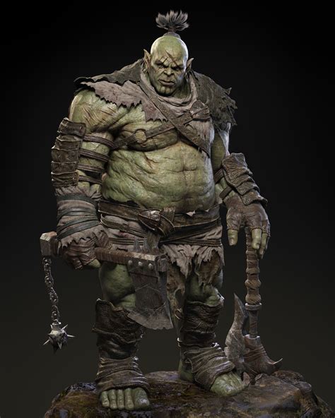 Artstation Orc X Bowen Concept Art Characters Dungeons And