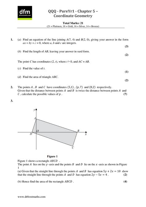 Qqq P1 Chapter 5 V1 Vfbgf Drfrostmaths Qqq Pureyr1 Chapter 5