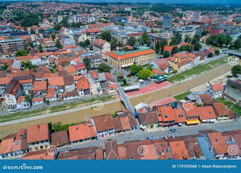 valjevo aerial stock   royalty  stock