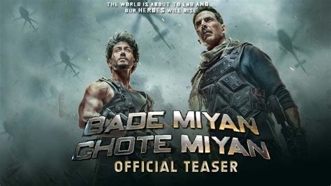 Bade Miyan Chote Miyan Teaser Release Date Tiger Shroff Akshay