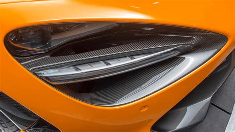 Carbon Fiber Front Head Light Frames Fit The Oem Mclaren 720s Coupe