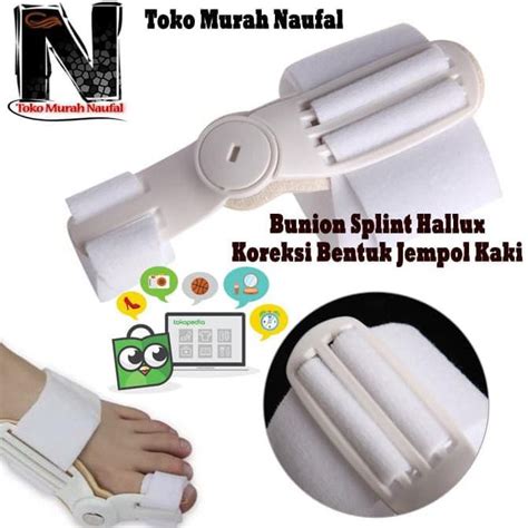 Jual Bunion Splint Hallux Koreksi Kaki Bunion Koreksi Bentuk Jempol