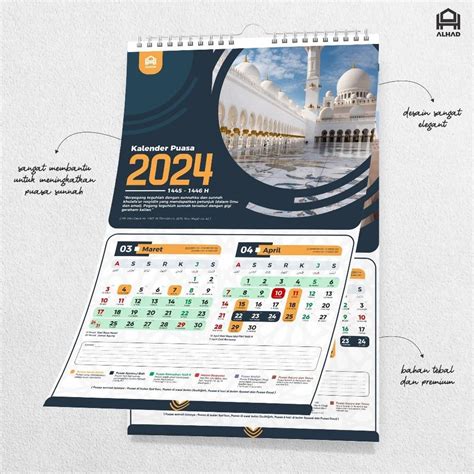 Jual Kalender Puasa 2024 I Kalender Dinding I Ukuran 31 X 47 I D03 Terbaru Shopee Indonesia