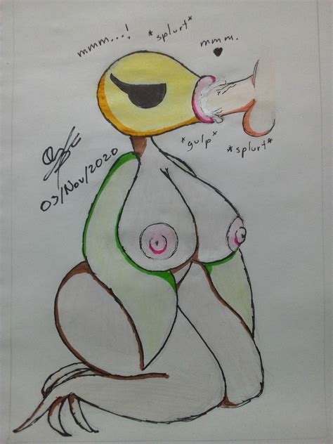 Rule 34 3 4 Bellsprout Dibujo Tradicional Fellatio Female Hi Res Humanoid Luxuryfa Male