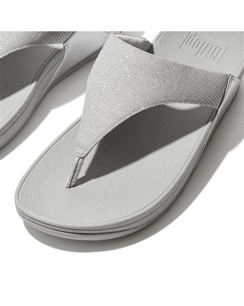 Fit Flop Lulu Shimmer Toe Post Sandals Fashion World