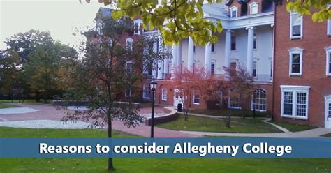 5 Essential Allegheny College Facts Do It Yourself College Rankings