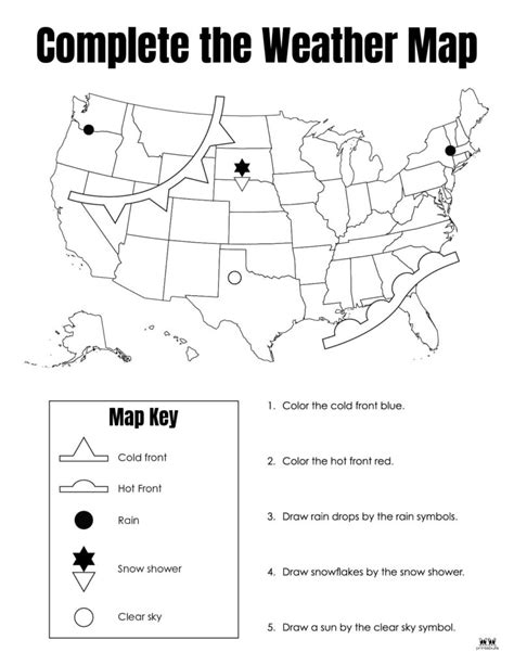 Reading A Weather Map Worksheet Answer Key At Diyworksheet Worksheets