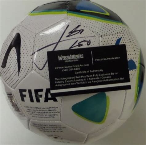 Coach's Corner - Lionel Messi hand signed/certified soccer ball.