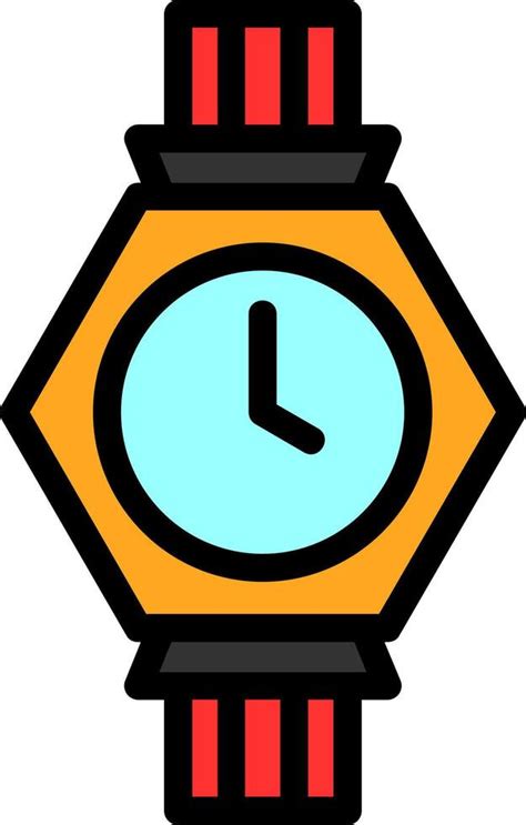 Wristwatch Line Filled Icon Vector Art At Vecteezy