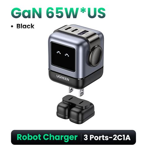 Ugreen W W Gan Fast Robot Charger For Iphone Pro Max