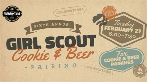 Th Annual Girl Scout Cookie Beer Pairing Downtown Bellefontaine