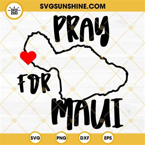 Pray For Maui Svg Maui Strong Svg Files