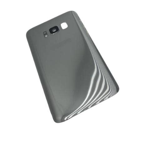 Tapa Compatible Para Samsung Galaxy S8 Plata Con Lente Repuestos