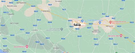 Dove Si Trova Sava Italia Mappa Sava Dove Si Trova