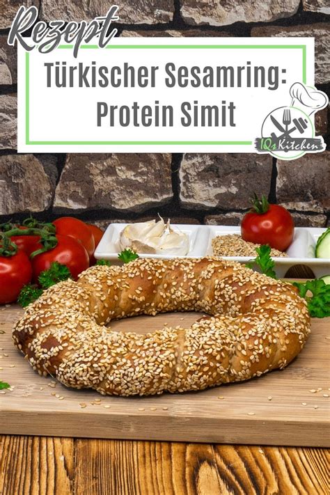 Protein Simit Türkischer Sesamring IQs Kitchen Gesunde Ernährung