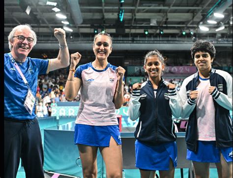 Paris Olympics 2024: India women’s table tennis team beat Romania, into quarterfinals