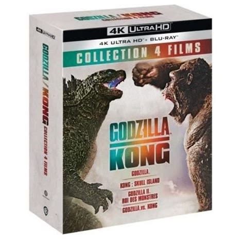 Wbs Coffret Godzilla Godzilla Roi Des Monstres Kong Skull Island