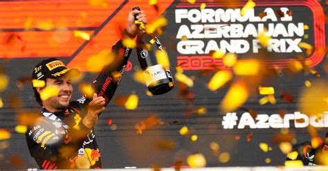 Checo Pérez Se Cubre De Gloria Al Ganar El Gran Premio De Azerbaiyán