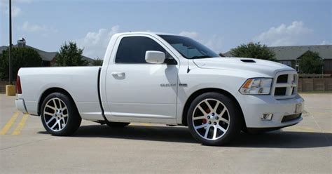 Lowered Ram Rt In White Dodge Trucks Ram Dodge Ram Accessories Ram Trucks