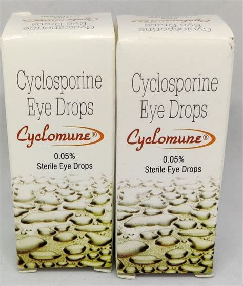 Cyclomune Cyclosporine Eye Drops Treatment Inflammation And Itching