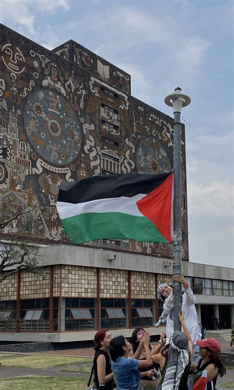 Conflicto en Palestina crónica visual de un campamento en la UNAM