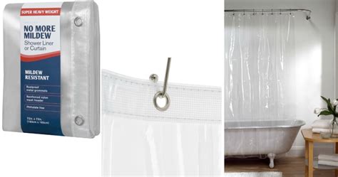 Amazon Maytex Mildew Free Premium Shower Curtain Liner Only 6 71 Regularly 14 99