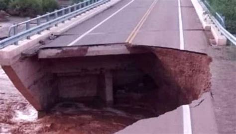 Atención Si Viajás Se Derrumbó Un Puente De La Ruta Turística Que Lleva A Cafayate