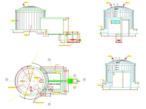 Reservorio Apoyado En Autocad Descargar Cad Gratis Mb Bibliocad